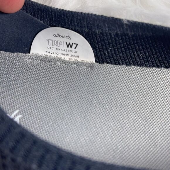 Allbirds Tree Breezers Black Ballet Flats Sz 7 - Picture 6 of 7